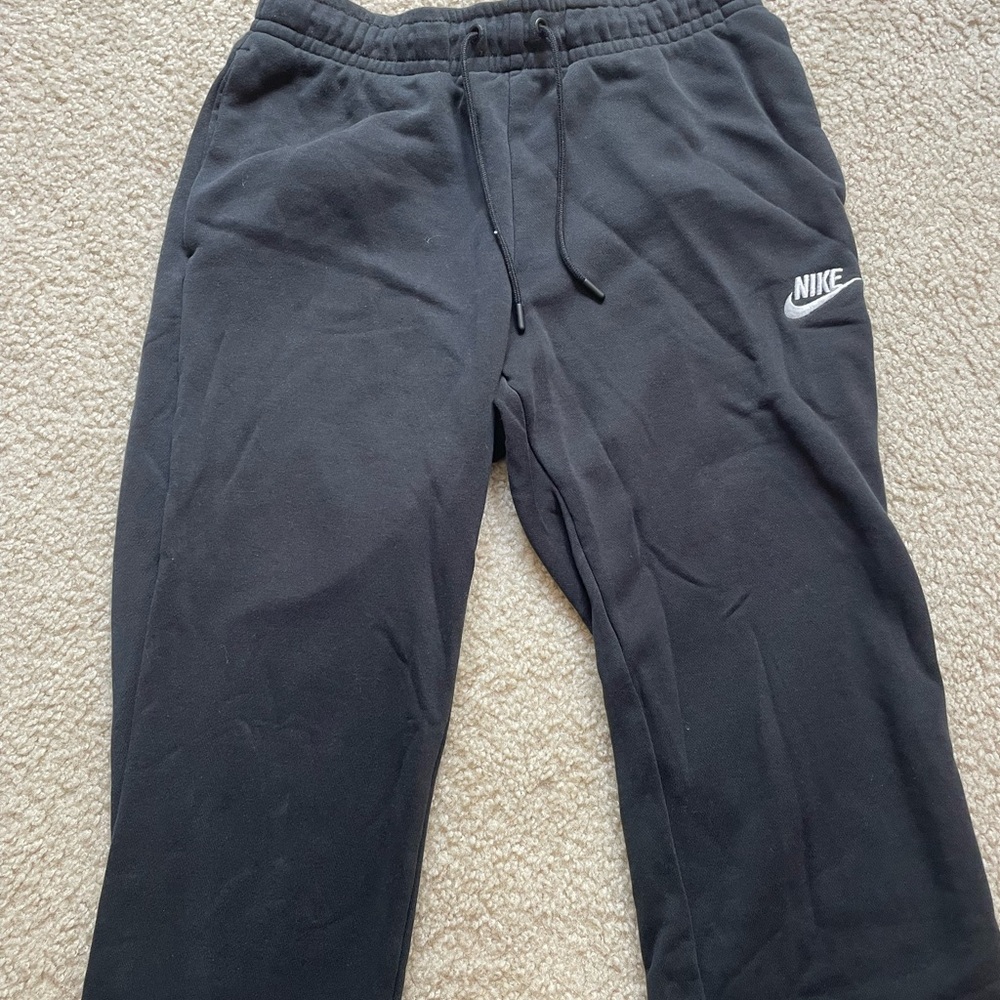 Nike, black joggers